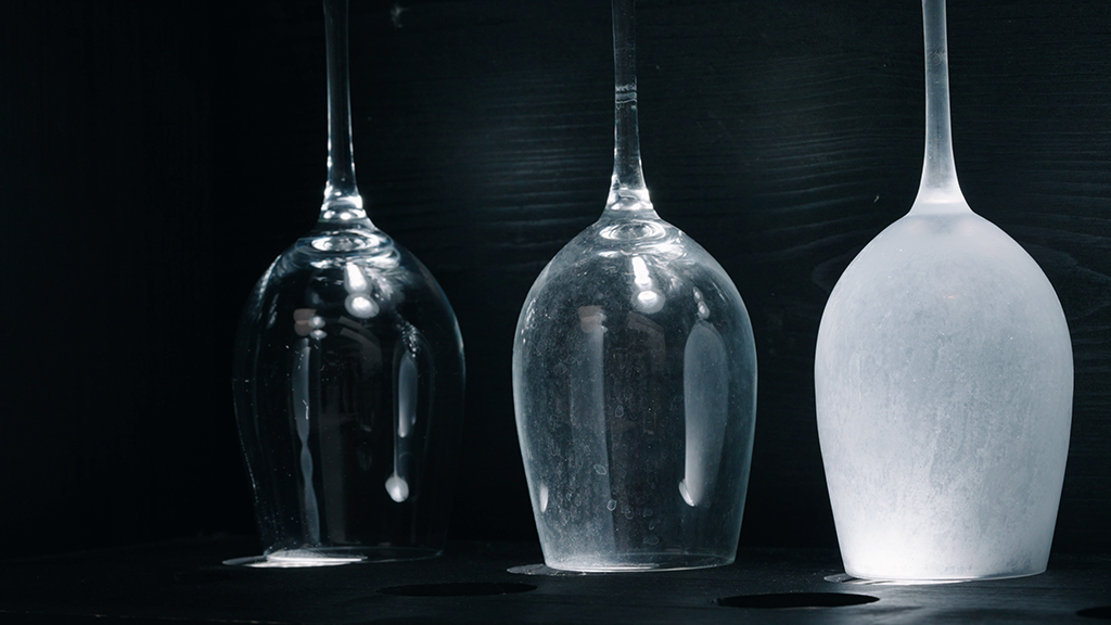 Klarspüler Glas