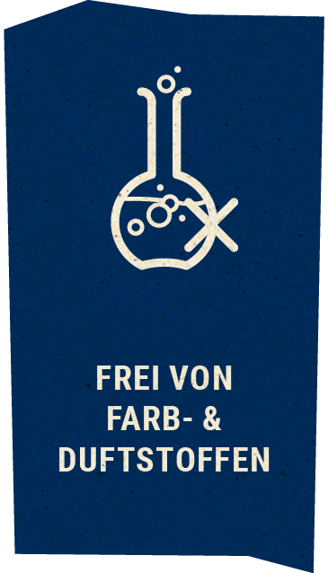 frei von Farb- und Duftstoffen