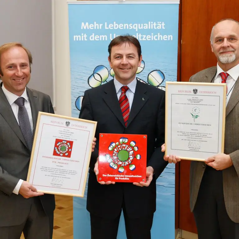 Josef Dygruber Umweltzeichen7Ecolabel 2010