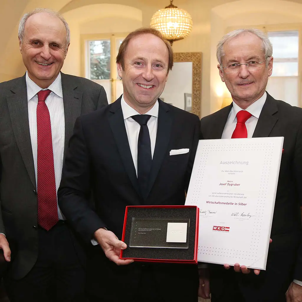 Wirschaftsmedaille Wirtschaftskammer Oberösterreich