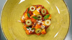 dreidach vegetarische Hauptspeise