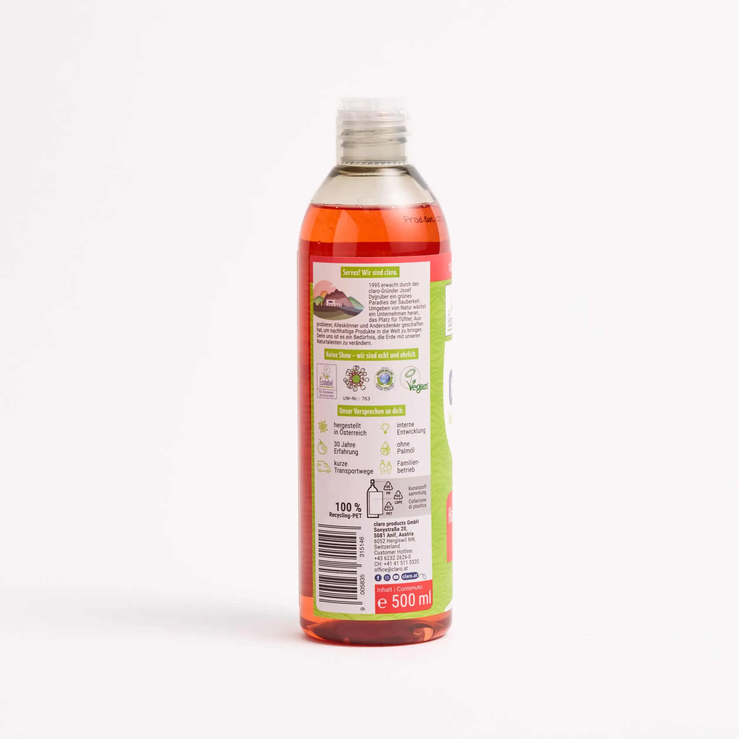 Handgeschirrspülmittel Rhabarber 500ml Seite 2