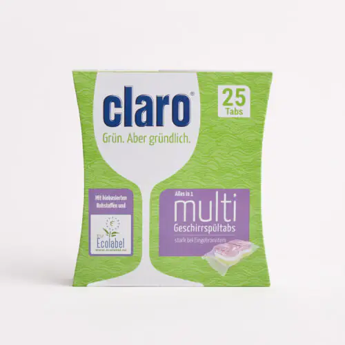 Eine Packung Multi Tabs mit 25 Stück Inhalt