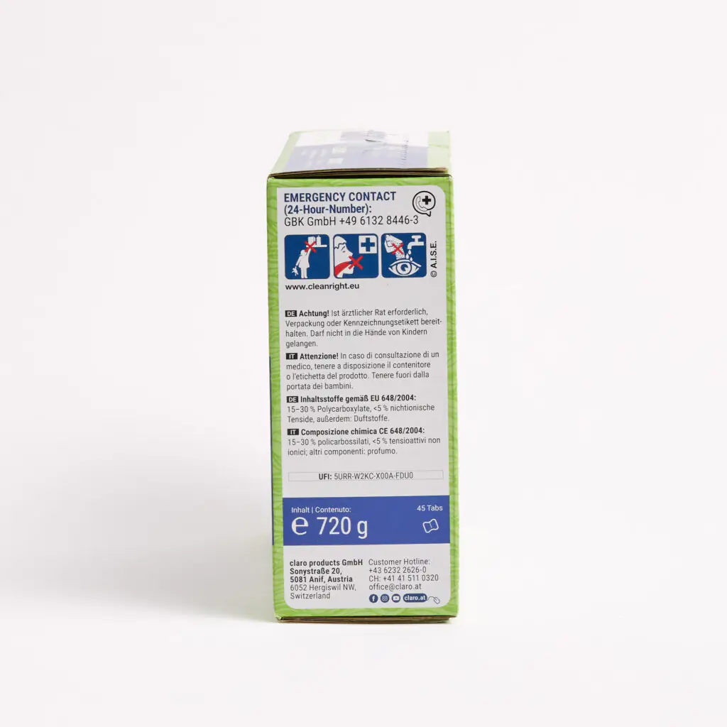 Kalkstopp Tabs Packung 45 Wäschen Seite 2