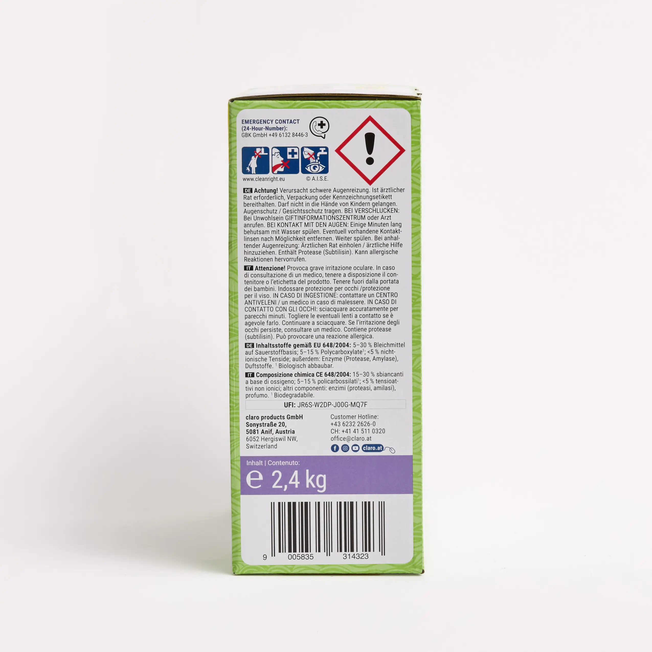 Multi Pulver 2,4kg Packung Seite 2