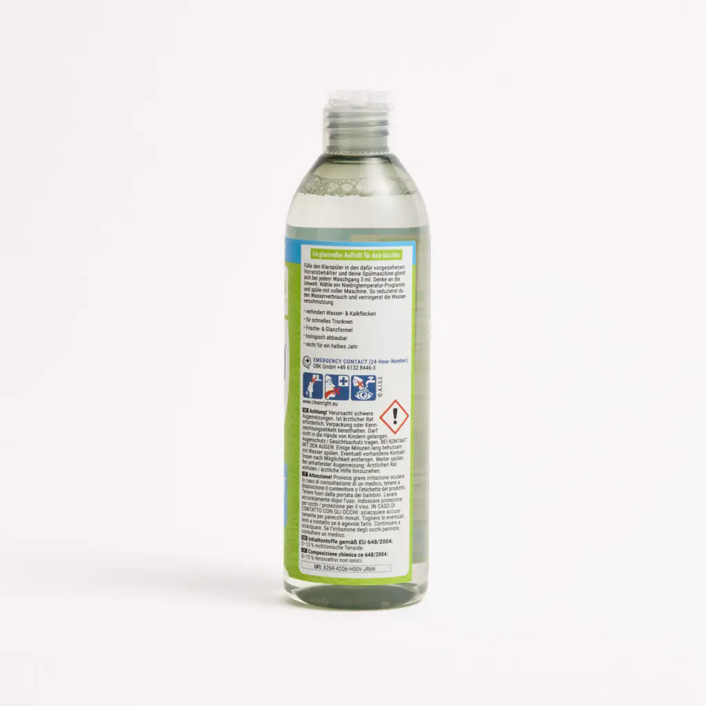 Klarspüler Flasche 500ml Seite